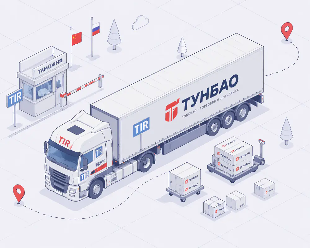 TIR运输插画